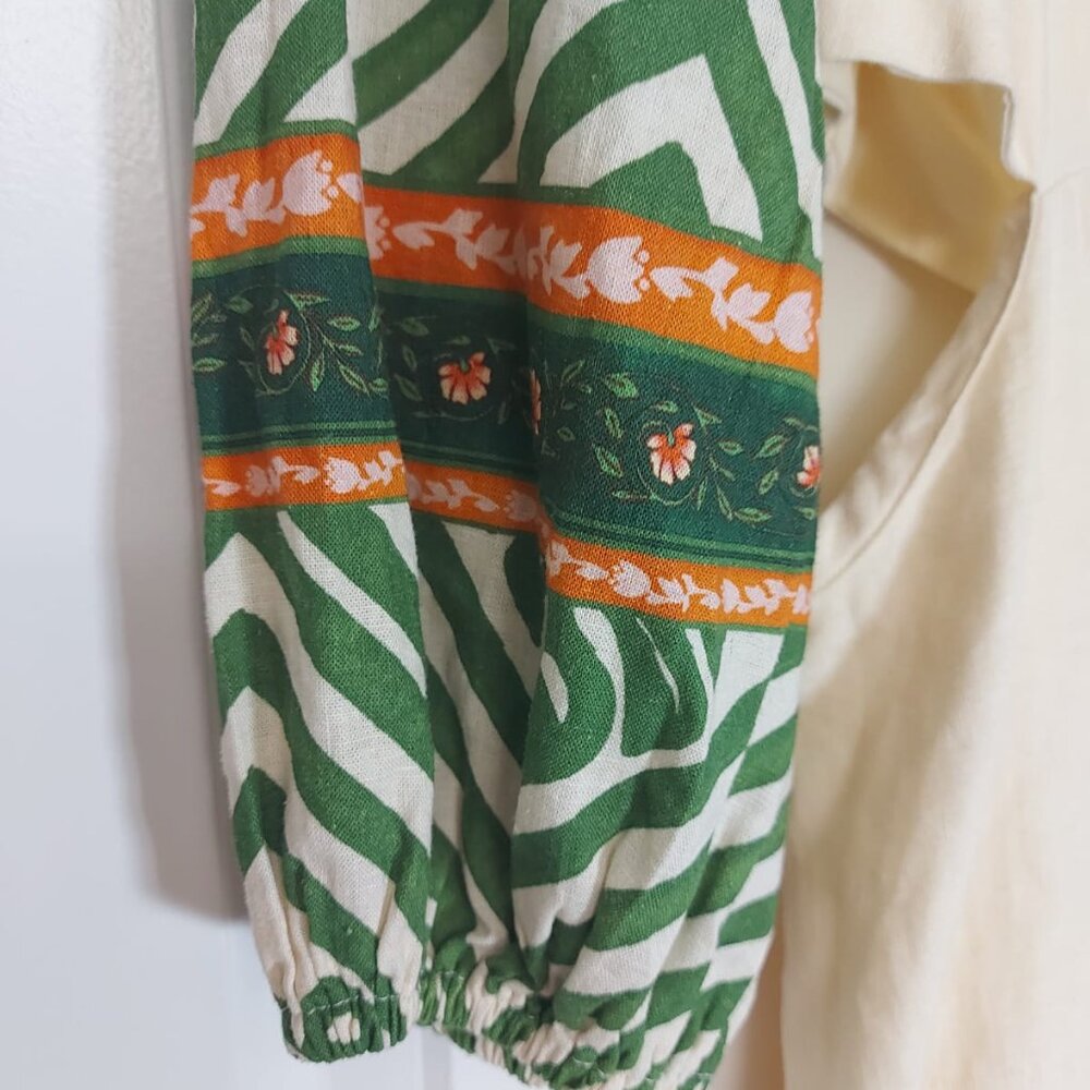 FARM rio maxi dress with cutouts and banana tree - like new - Picture 6 of 14